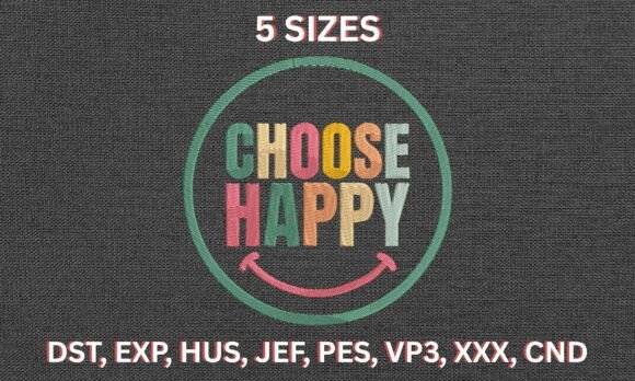 Download Choose Happy Embroidery - Embroidery Collection