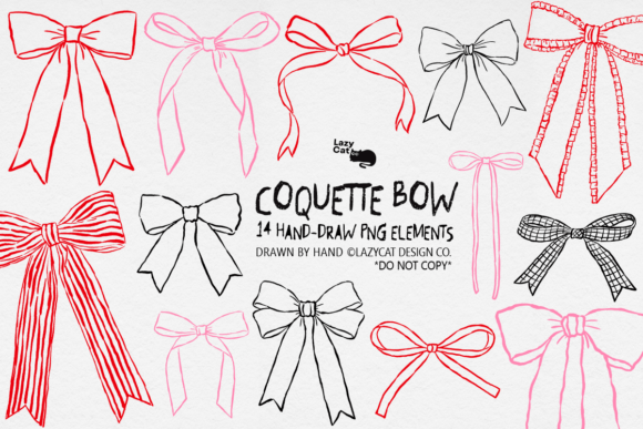 Download Coquette Bow Valentine PNG Bundle - Valentine png Collection