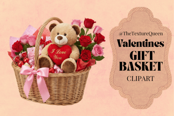 Download Valentines Day Gift Basket Clipart Png - Premium Resources
