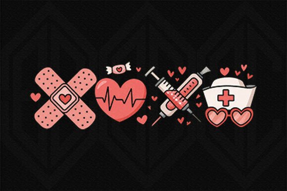 Download Nurse XOXO Valentine PNG - Valentine png Collection