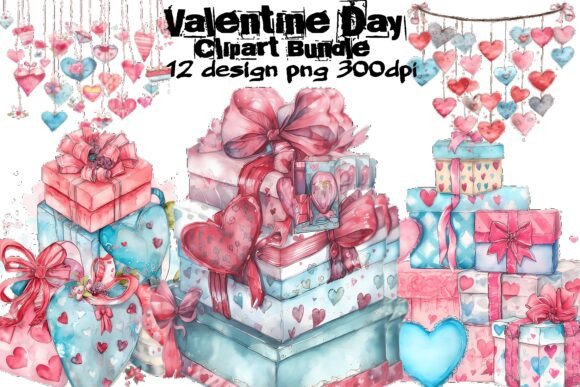 Download Valentine’s Day Gift Box Clipart Bundle - Premium Resources