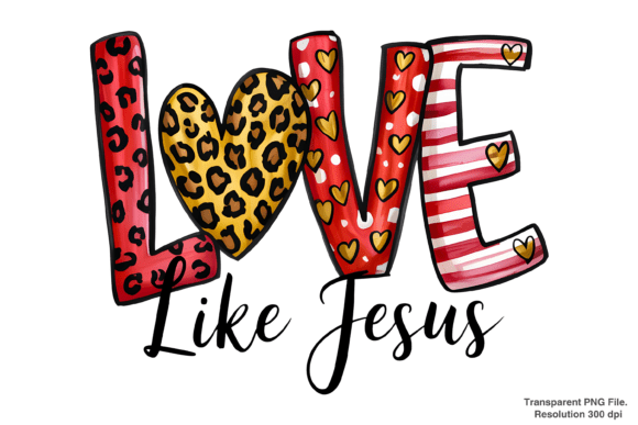 Download Love Like Jesus Valentine PNG - Valentine png Collection