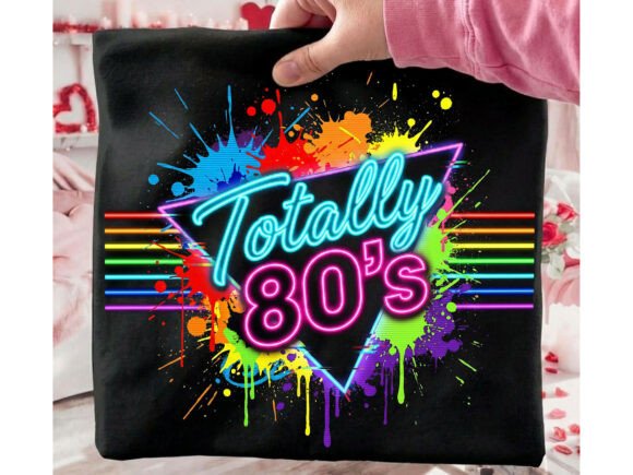Download Totally 80s Retro Neon Tshirt Design - Tshirt design Collection