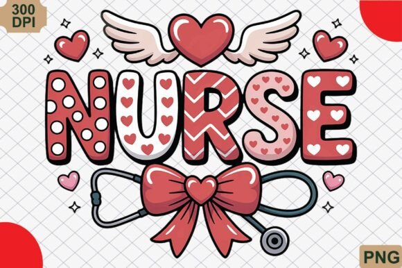 Download Cute Nurse Bow Valentine PNG - Valentine png Collection