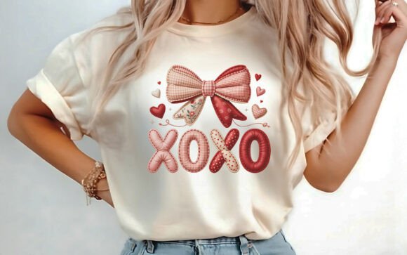 Download Patchwork Coquette XOxo Valentine PNG - Valentine png Collection