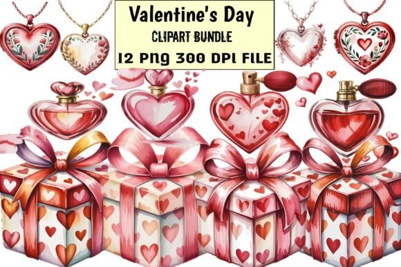 Download Valentine’s Day Heart &amp; Gift Clipart Bun - Premium Resources