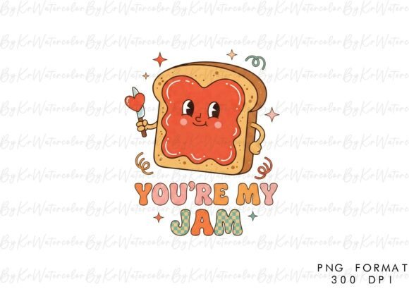 Download You’re My Jam Groovy Valentine PNG - Valentine png Collection