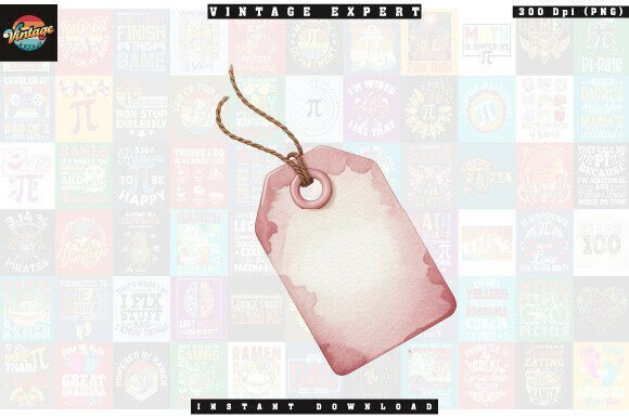 Download Valentine’s Day Gift Tag Clipart - Premium Bundle