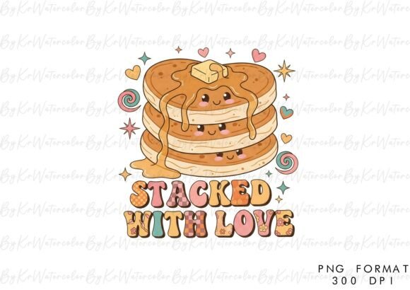 Download Stacked with Love Groovy Valentine PNG - Valentine png Collection